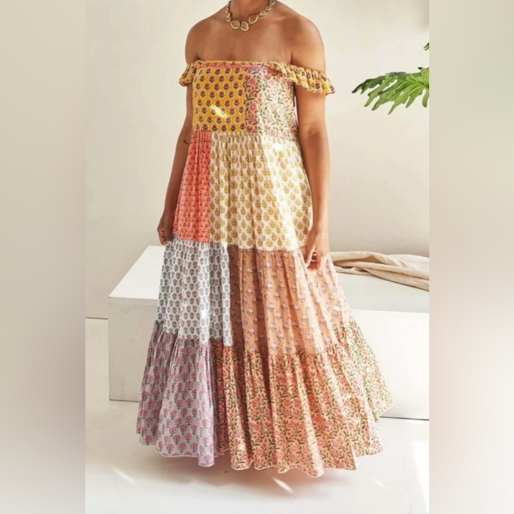 Llani Provincial Patchwork Dress